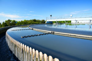 this is aphoto of a wastewater treatment plant