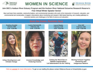 Hudson River Programs Host “Women in Science” Speaker Series