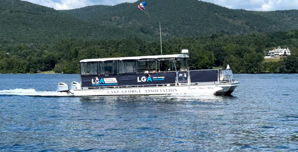 Lake George Association Floating Classroom boat.