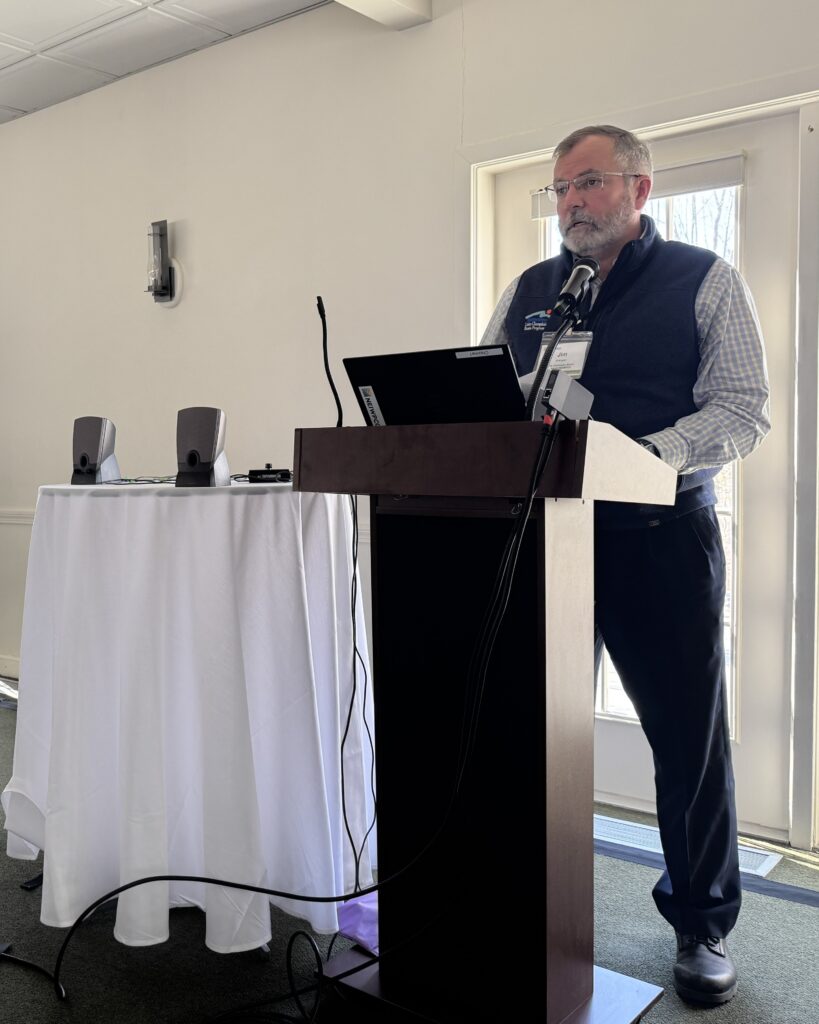 NEIWPCC Information Officer and Champlain Valley National Heritage Partnership Coordinator, Jim Brangan.