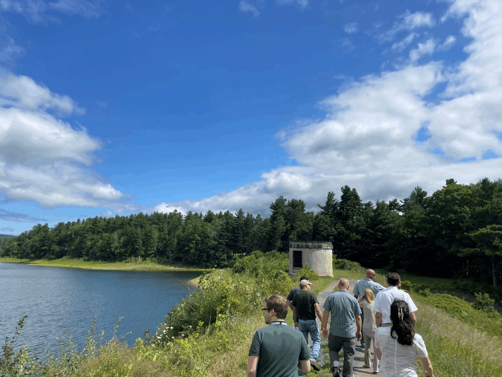 Tour of Mead Reservoir, city and town of Plattsburgh, New York.