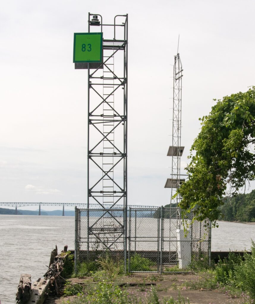 The Hudson River Estuary PORTS® station at Turkey Point, New York.