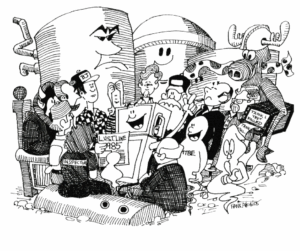 The Man Behind the Cartoons: Meet Hank Aho, L.U.S.T.Line’s Cartoonist Extraordinaire