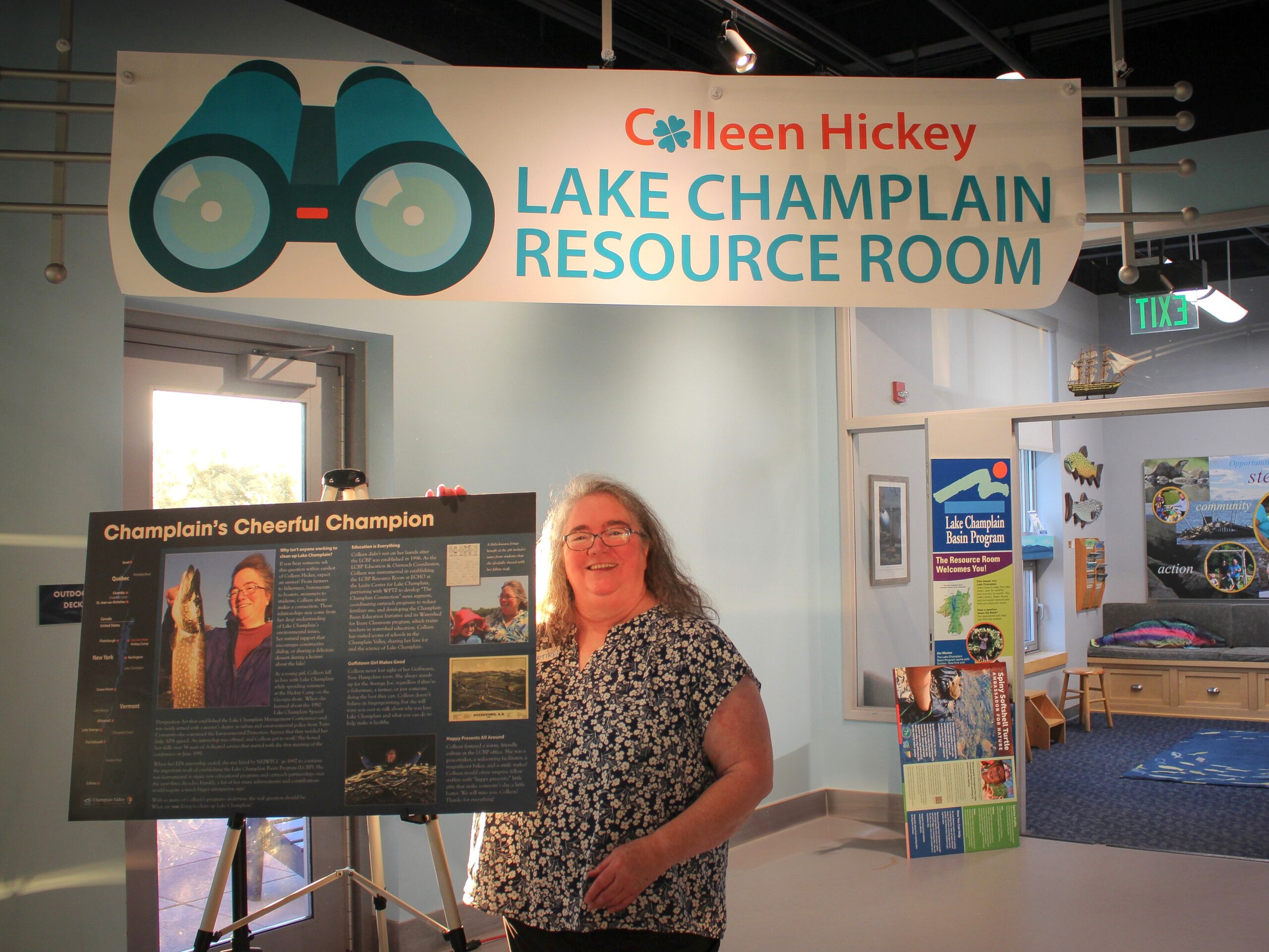 Three people monitoring a stream