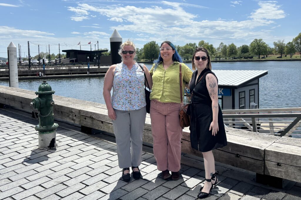 Environmental Analysts Beth Malcolm, Daphne Short and Environmental Engineer Josie Fazio attend the National Water Policy Fly-In event in Washington, D.C.